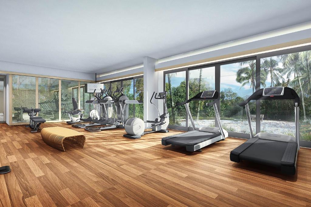 Fitness centrum a/nebo fitness zařízení v ubytování Sheraton Belitung Resort