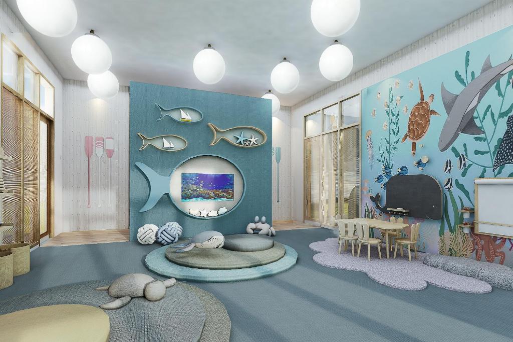 TV a/nebo společenská místnost v ubytování Sheraton Belitung Resort