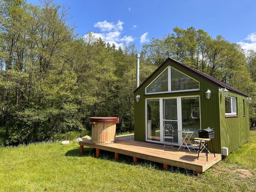 ALANTOS ŽIRGAI Holiday Villas sauna or hottube additional price - Villa Met één Slaapkamer