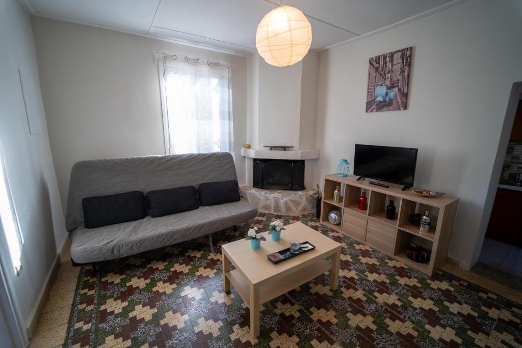 TV a/nebo společenská místnost v ubytování Lazarus Private House