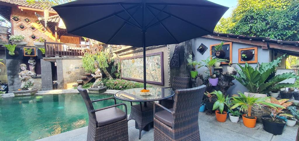 Bazén v ubytování Kun - Kun Guest House Ubud nebo v jeho okolí