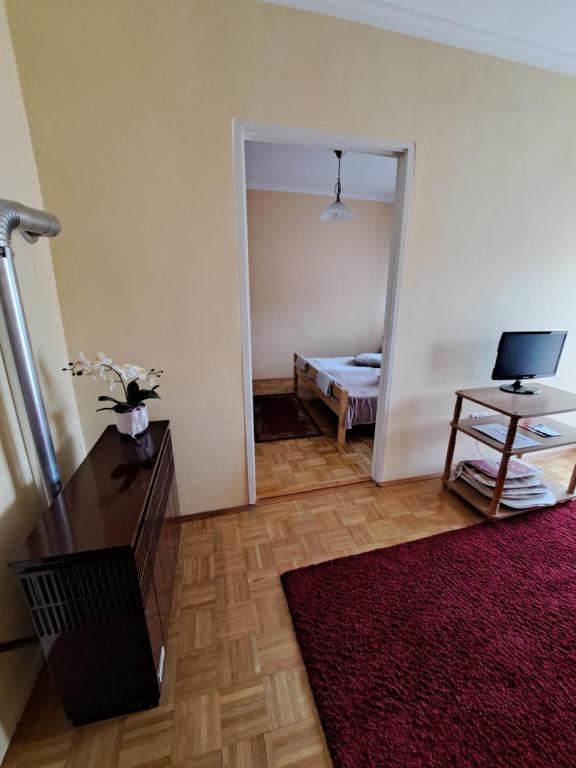 Postel nebo postele na pokoji v ubytování Pintér Apartman
