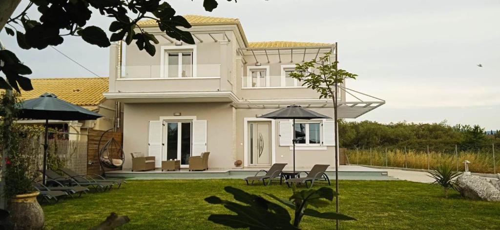 Zahrada ubytování Spiridoula Luxury Villa