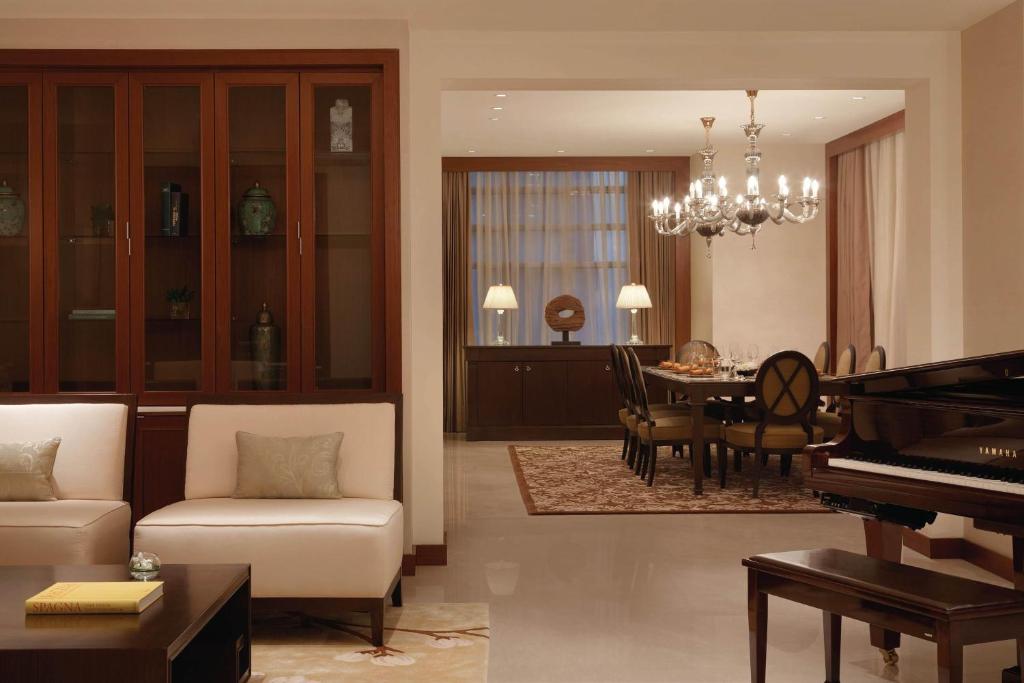 Posezení v ubytování JW Marriott Marquis City Center Doha