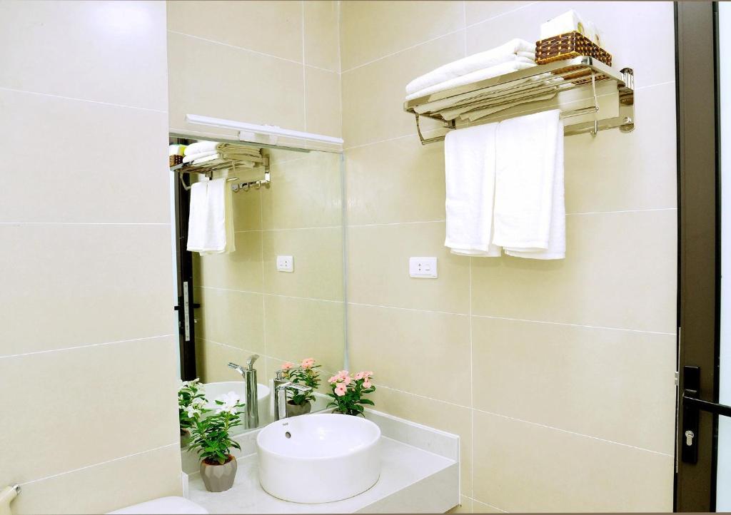 Phòng tắm tại Blue Home Serviced Apartment Hanoi