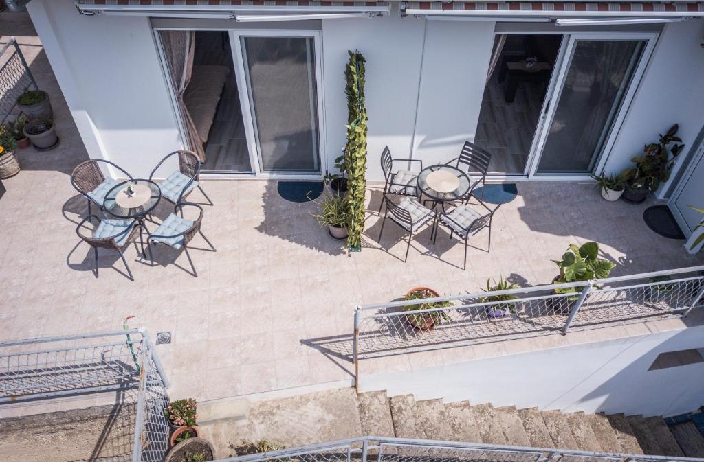 Balkón nebo terasa v ubytování Apartments Jelena Ulcinj