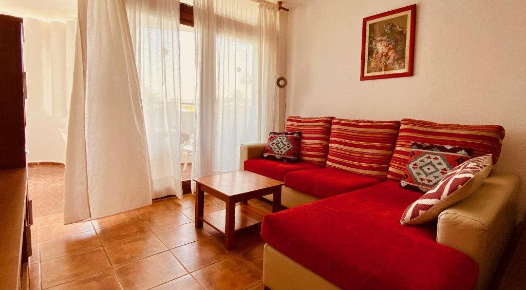 Χώρος καθιστικού στο Paradise Apartment in Playa del Inglés