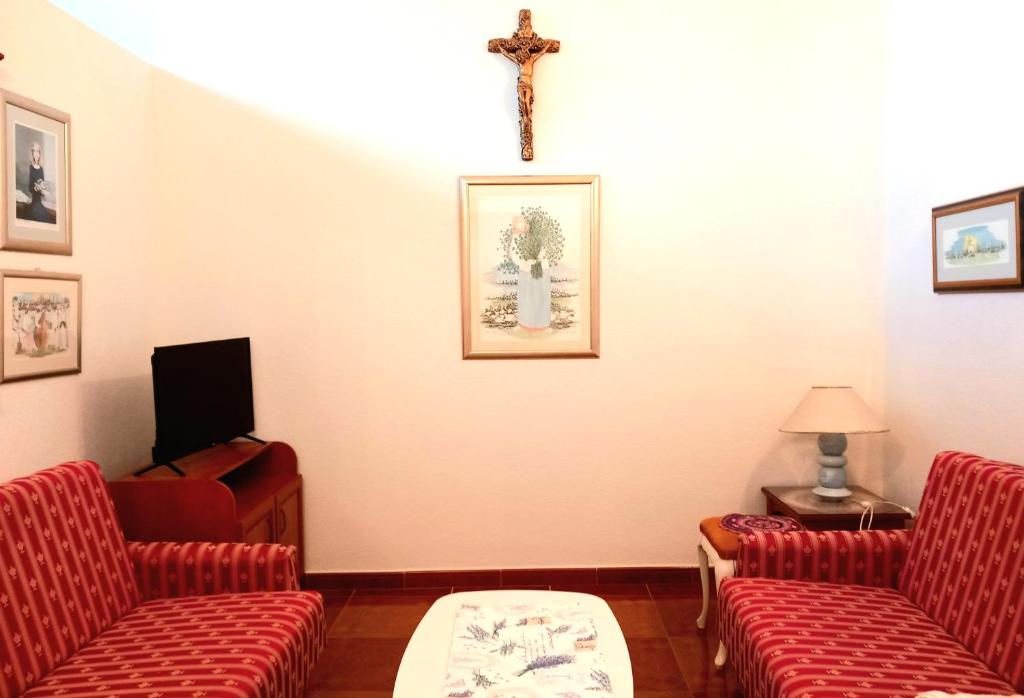Posezení v ubytování Apartments Vrisak
