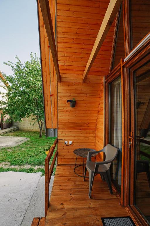 Patio nebo venkovní prostory v ubytování Mtskheta Cabin