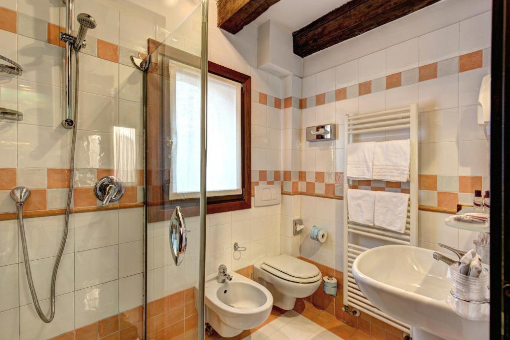 Koupelna v ubytování Palazzo La Scala