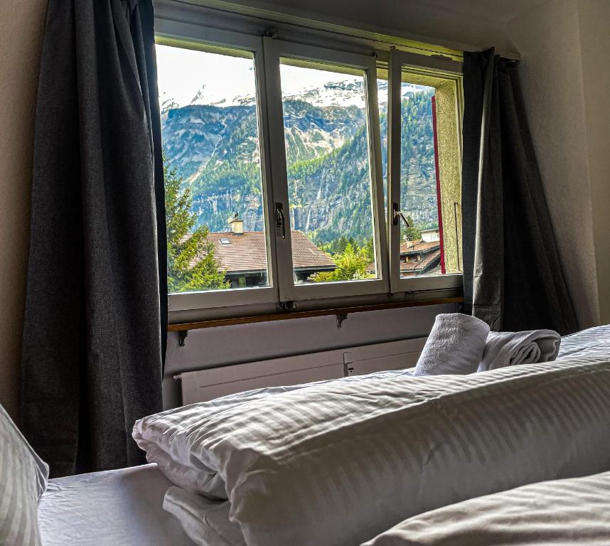 Nespecifikovaný výhled na hory nebo výhled na hory při pohledu z apartmánu