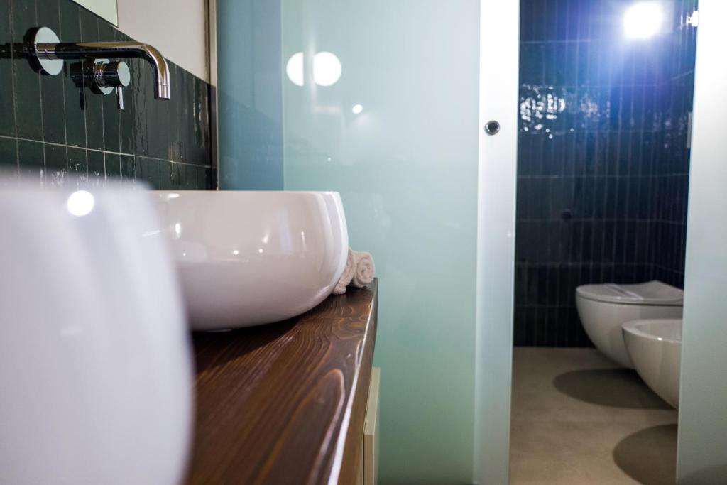 Koupelna v ubytování Casa Minerva - Suite e Relax