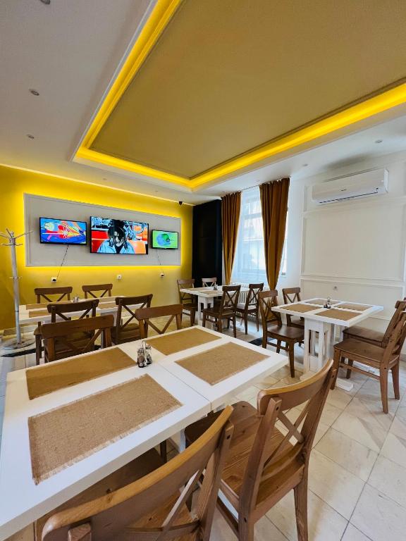 Posezení v ubytování Side One Design Hotel Garni