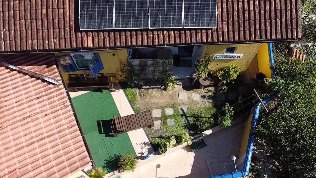 Zahrada ubytování Casa dos Franceses Ilha Grande