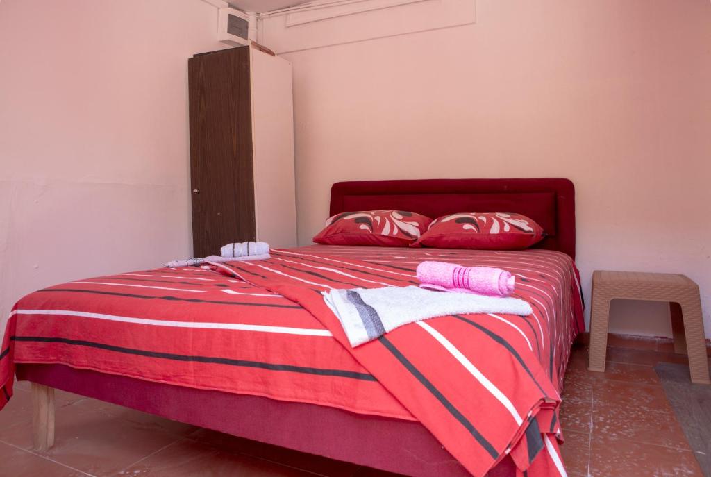 Postel nebo postele na pokoji v ubytování Family Apartments Vukcevic