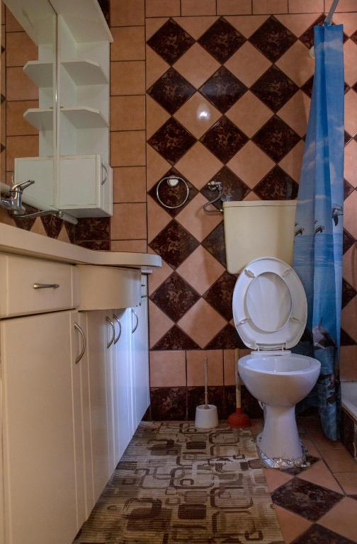 Koupelna v ubytování Family Apartments Vukcevic