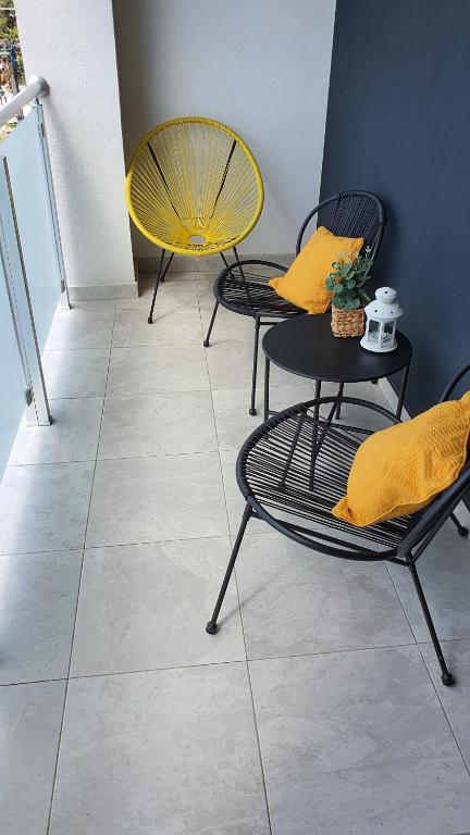 Posezení v ubytování JR Lux apartman