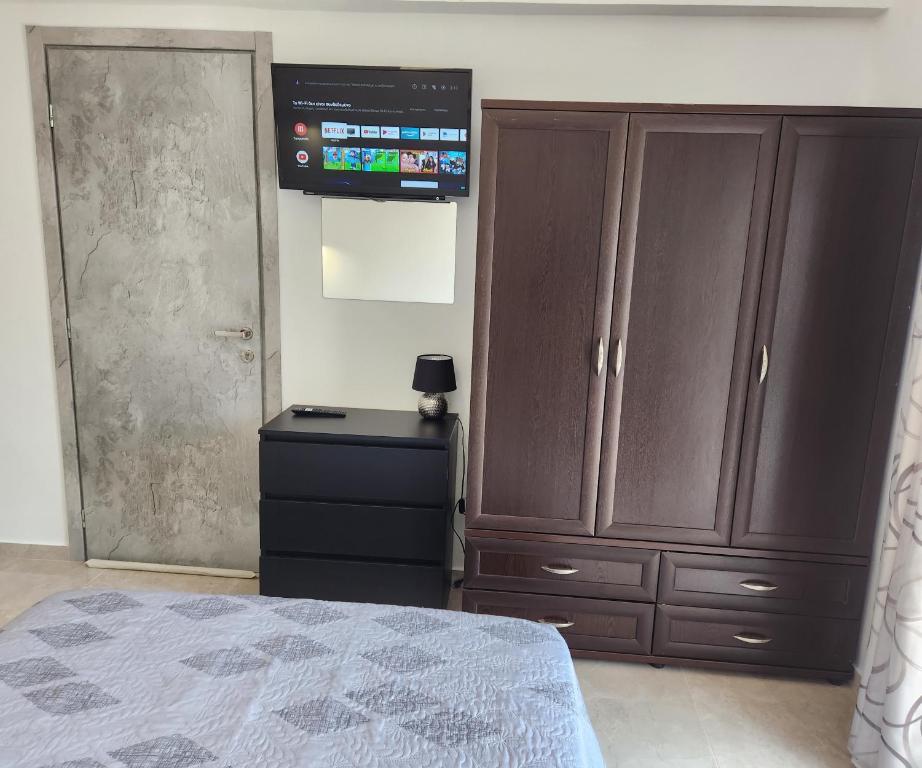 Postel nebo postele na pokoji v ubytování Kos Harmony Apartments
