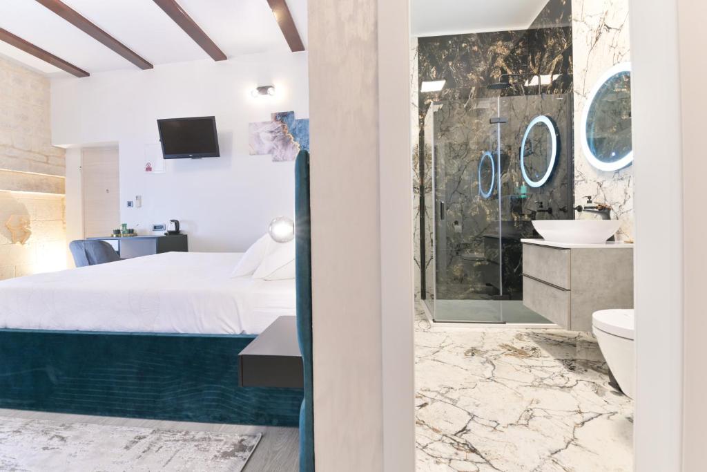 Posteľ alebo postele v izbe v ubytovaní Luxury Rooms "Kaleta"