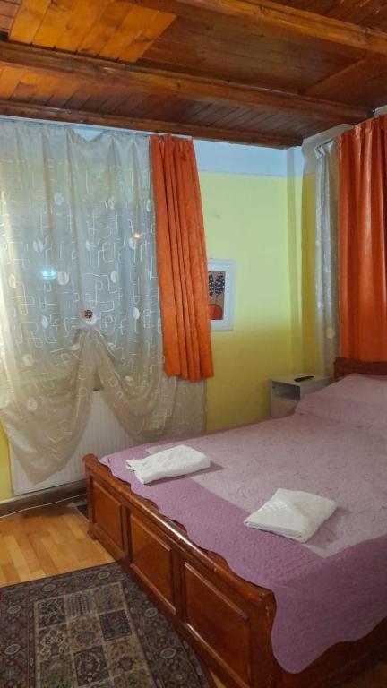 Postel nebo postele na pokoji v ubytování Constantinescu A