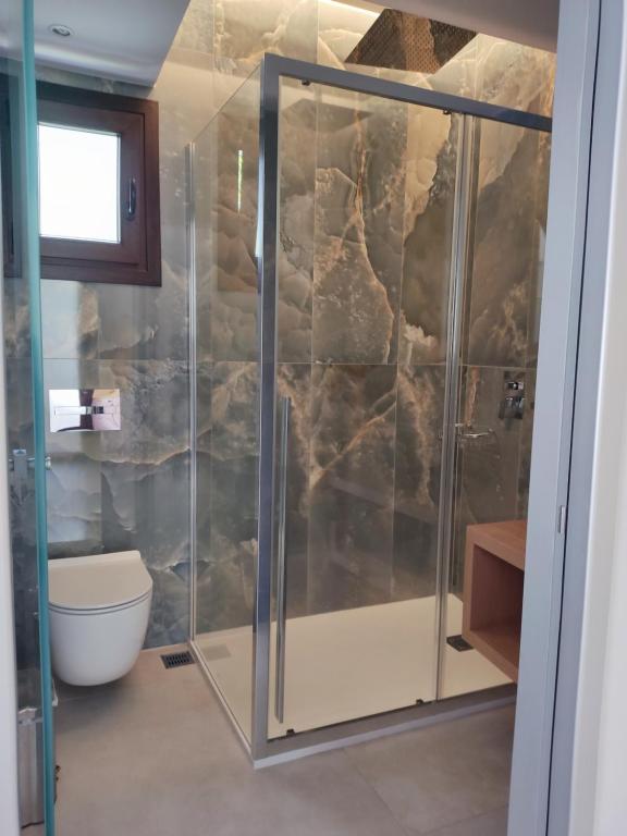 Kúpeľňa v ubytovaní Villa Chrisanthi