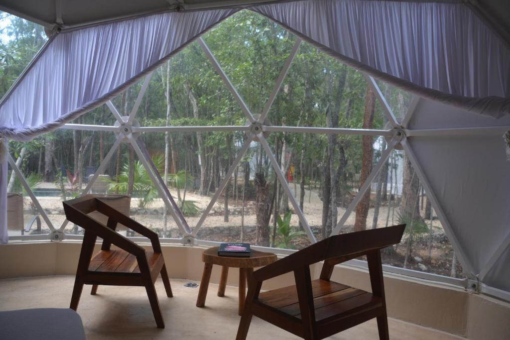 Zahrada ubytování Glamping Mayan Glam