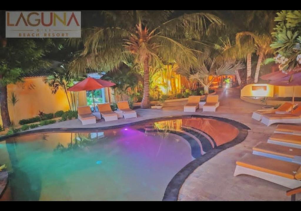 Bazén v ubytování Laguna Gili nebo v jeho okolí