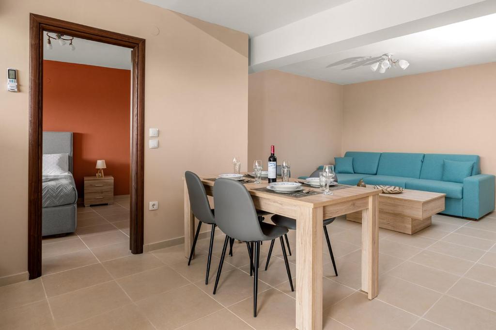 Posezení v ubytování Lakis Residence