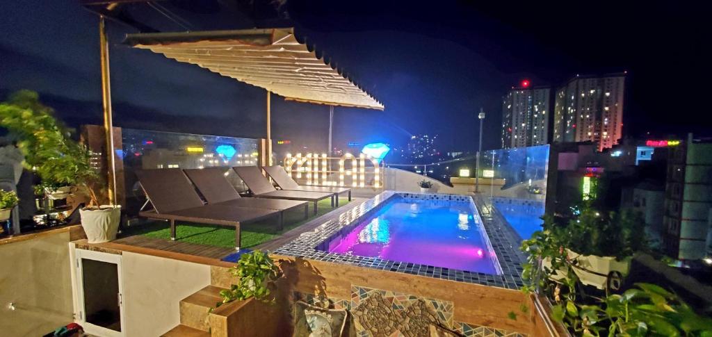 Bazén v ubytování Milan Diamond Hotel nebo v jeho okolí
