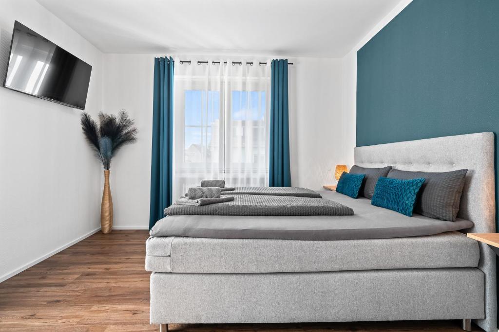 Postel nebo postele na pokoji v ubytování Villa Dana Bodensee
