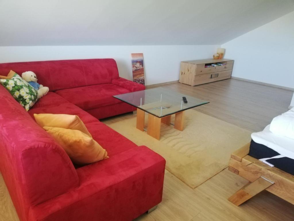 Posezení v ubytování Schnetter Hummel, Apartment 1