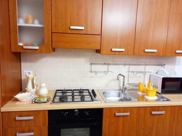 Kuchyň nebo kuchyňský kout v ubytování VILLA ANNA