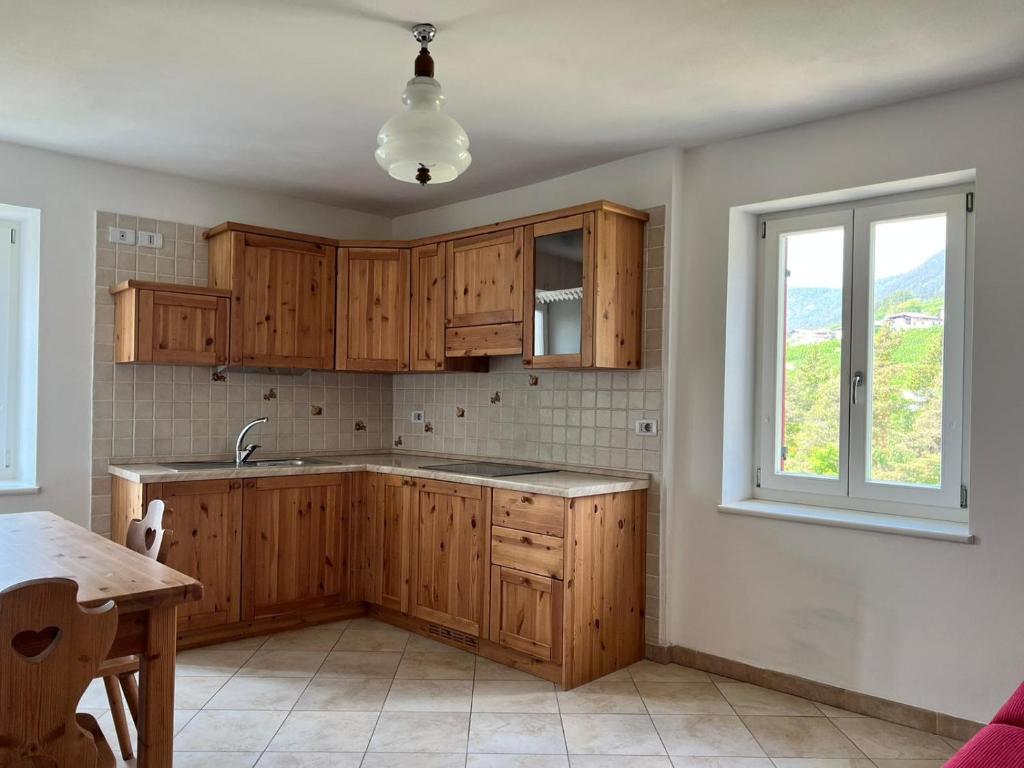 Kuchyňa alebo kuchynka v ubytovaní Agritur Maso Forcola