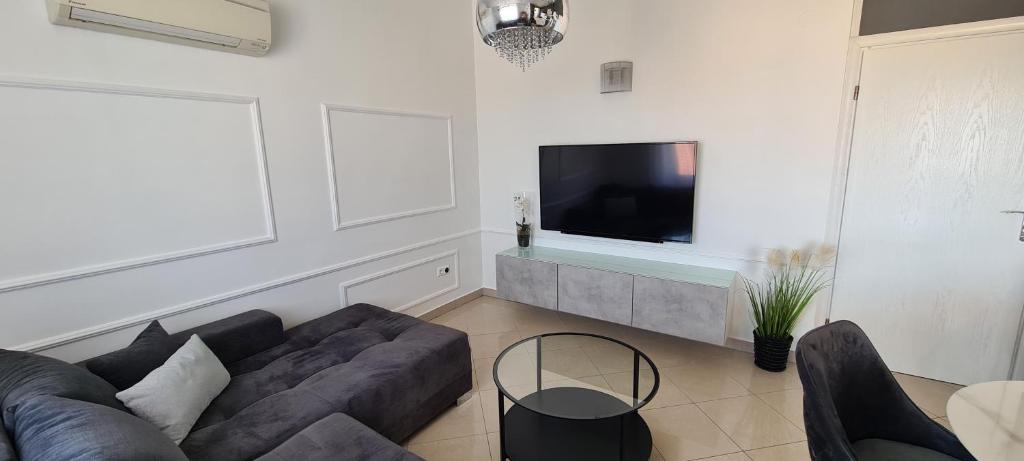 Μια τηλεόραση ή/και κέντρο ψυχαγωγίας στο Apartman Moris
