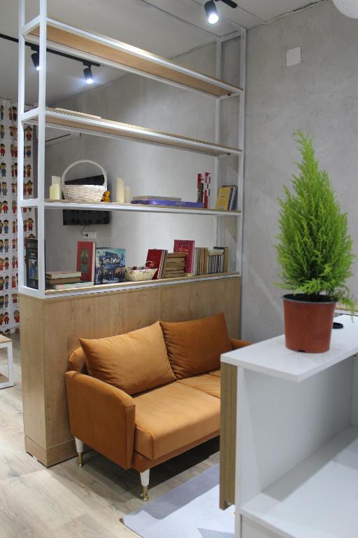 Posezení v ubytování izzzi hostel