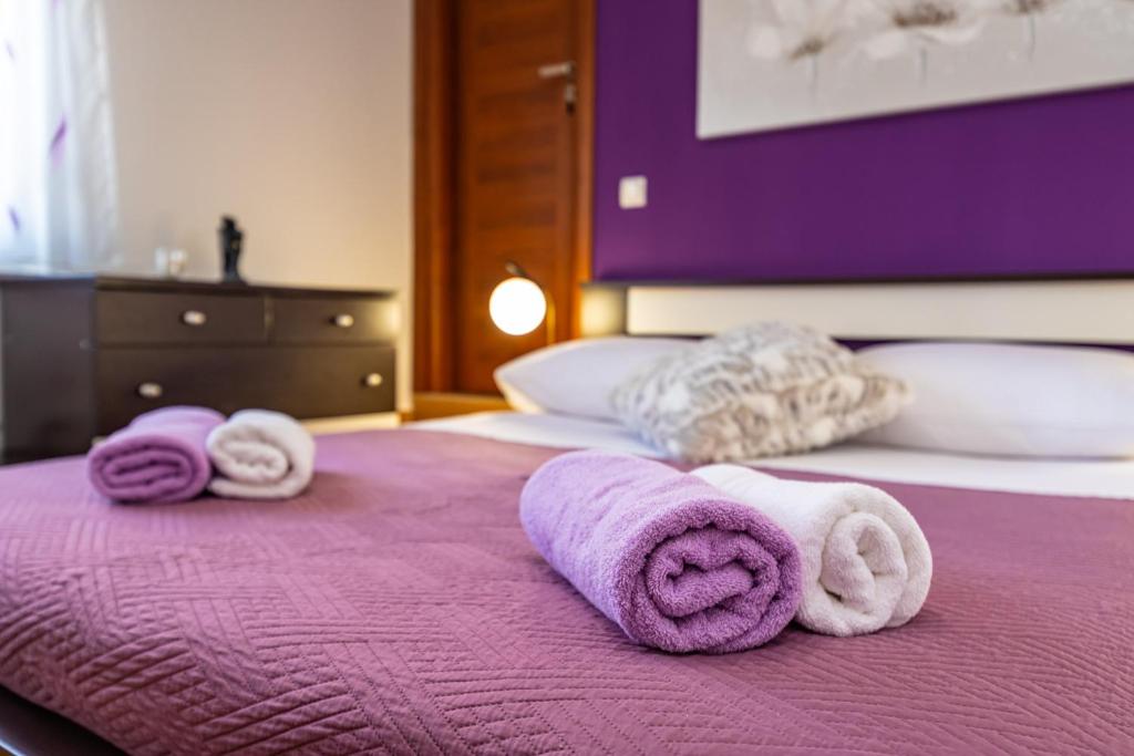 Postel nebo postele na pokoji v ubytování Apartment Nekić Posedarje