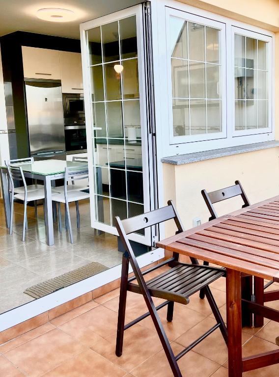 Balkón nebo terasa v ubytování Apartamento Playa Blanca
