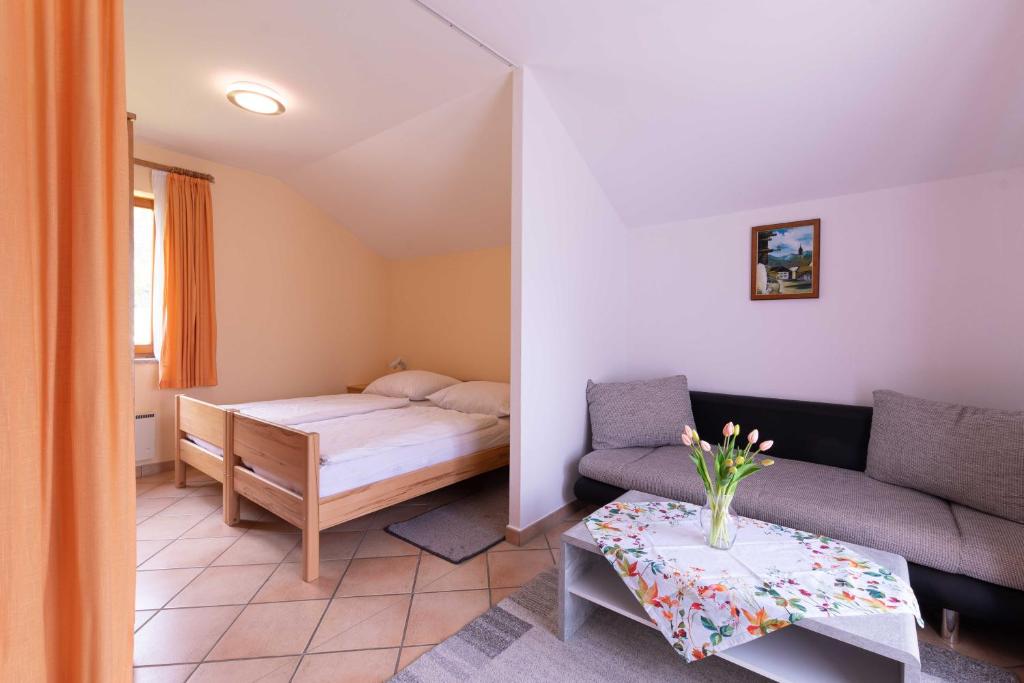 Postel nebo postele na pokoji v ubytování Appartment Isabelle Home