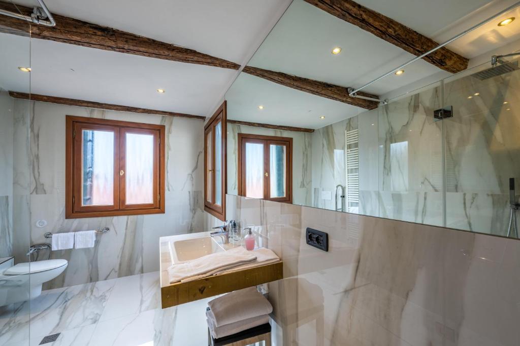 Koupelna v ubytování Palazzo Bembo - Exclusive Accommodation