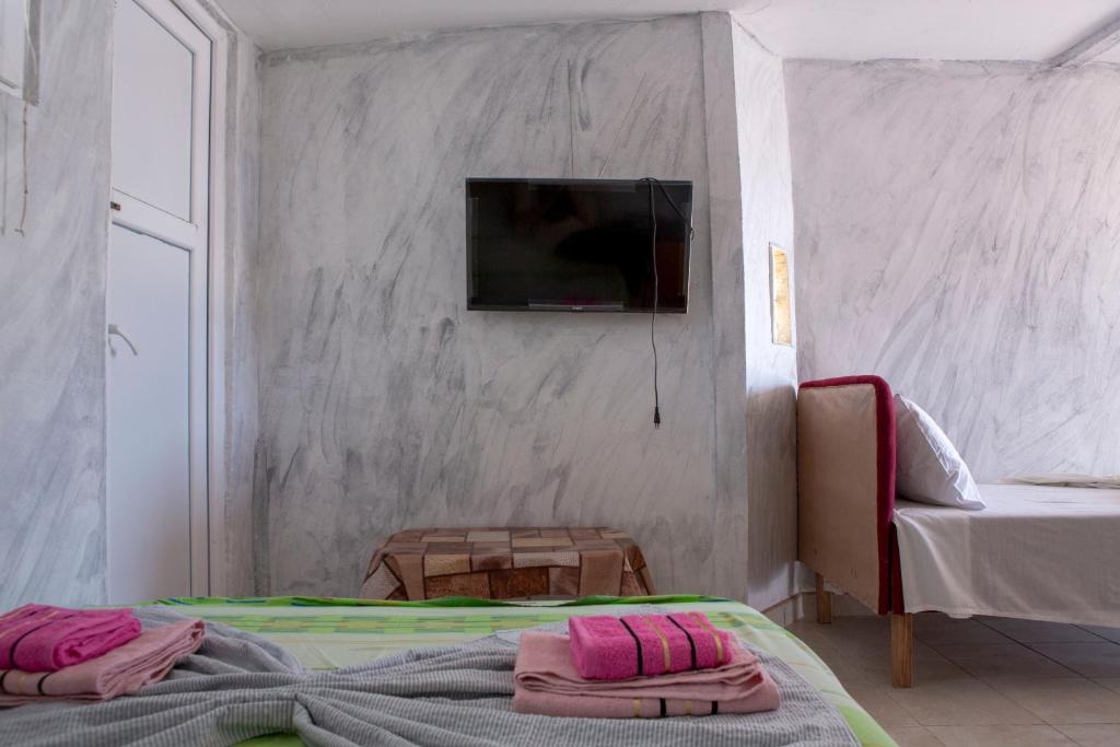 Postel nebo postele na pokoji v ubytování Villa Horizon Canj