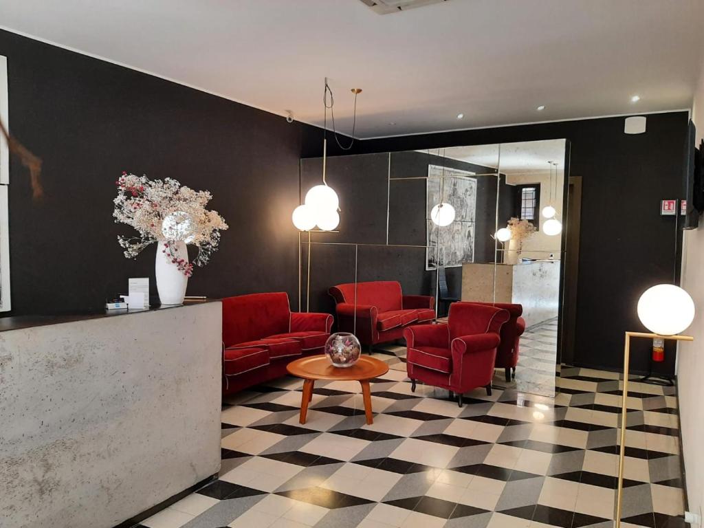 Posezení v ubytování Navona Theatre Hotel