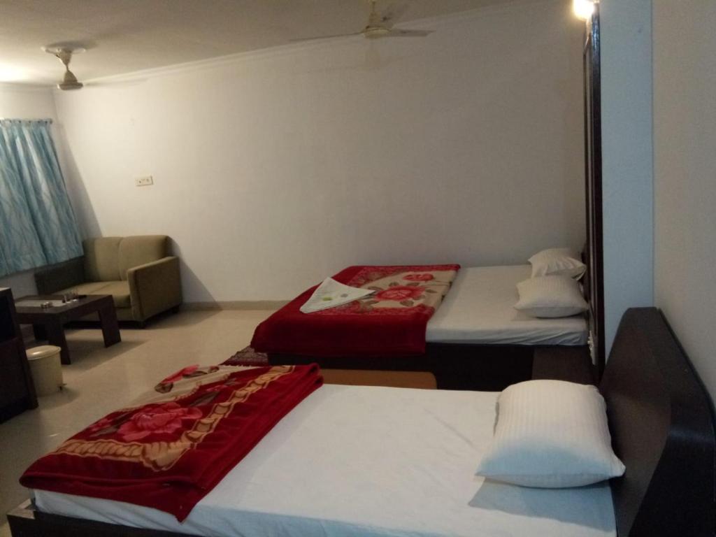 Postel nebo postele na pokoji v ubytování HOTEL MTM