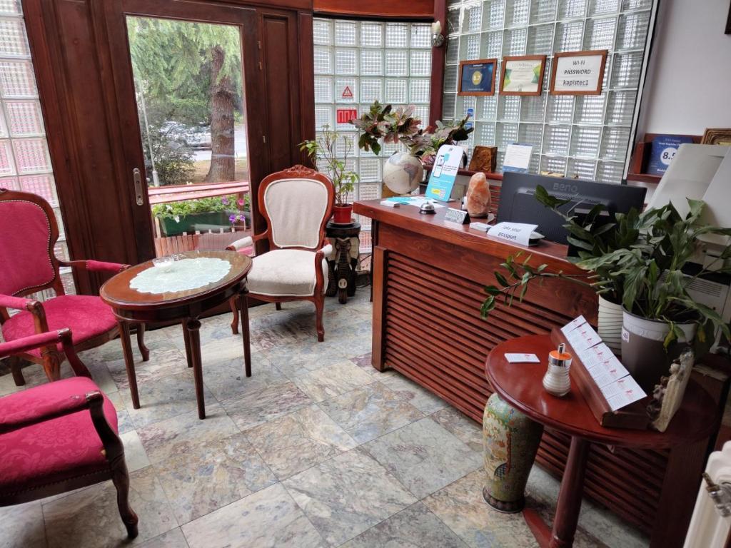 Posezení v ubytování Hotel Kapistec Skopje