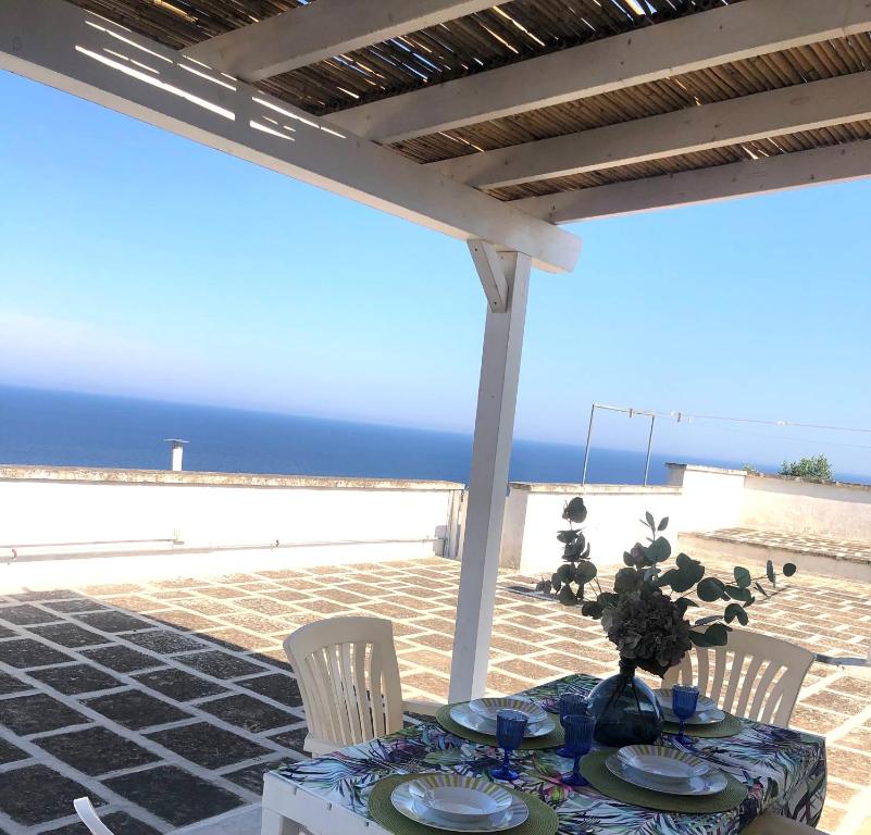 Nespecifikovaný výhled na moře nebo výhled na moře při pohledu z prázdninového domu