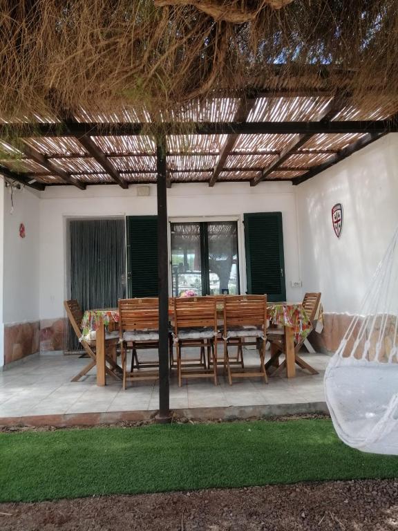 Patio nebo venkovní prostory v ubytování B&B Bella Calasetta