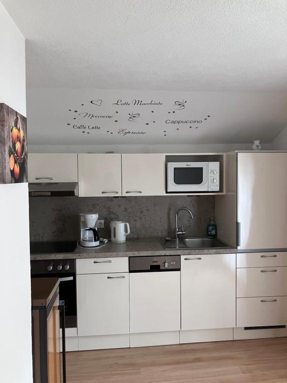 Kuchyň nebo kuchyňský kout v ubytování Haus Plankensteiner