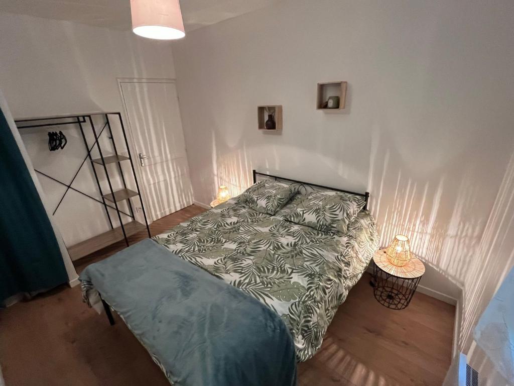 Posteľ alebo postele v izbe v ubytovaní Villa La Butte