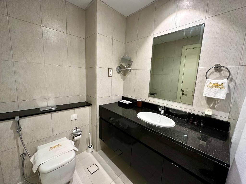 Koupelna v ubytování LuxBnB Studio Ghalia J V C