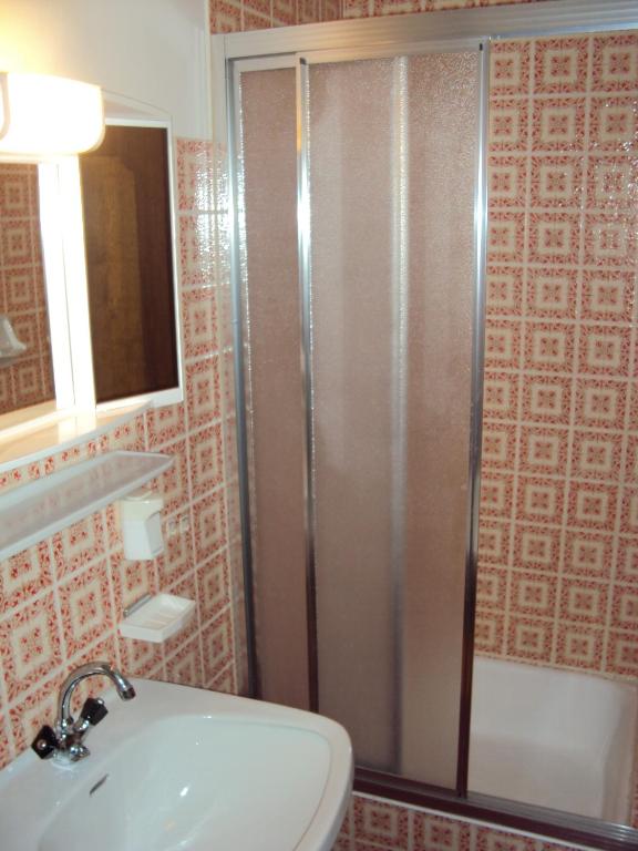Koupelna v ubytování Hotel-Garni Kaiserhof