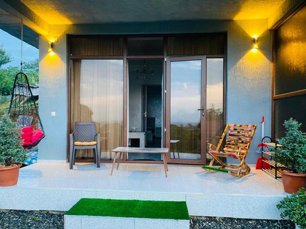 Posezení v ubytování Family Hotel Sunset